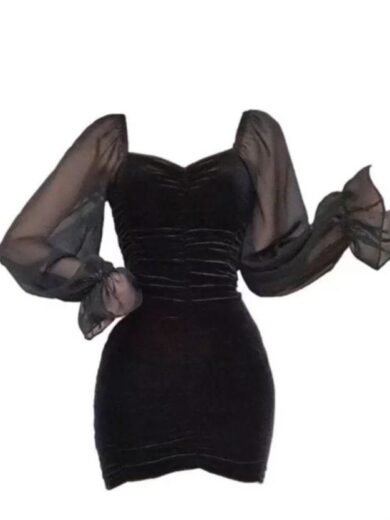 IZRA Dress 51 (Black bodycon dress)