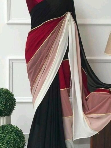 IZRA Saree 62 ( Stylish Multicolor Saree)