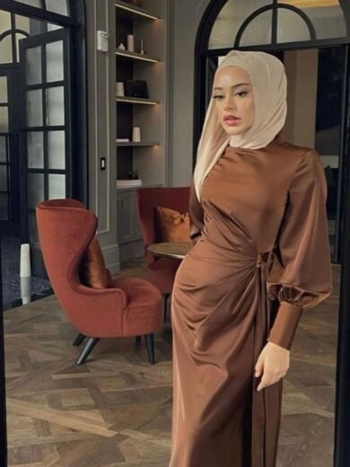IZRA Western outfit 033 (Stylish Maroon dress)