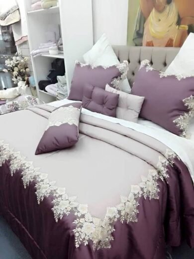 IZRA Bedsheet Covers 017 (Designer Lavender)