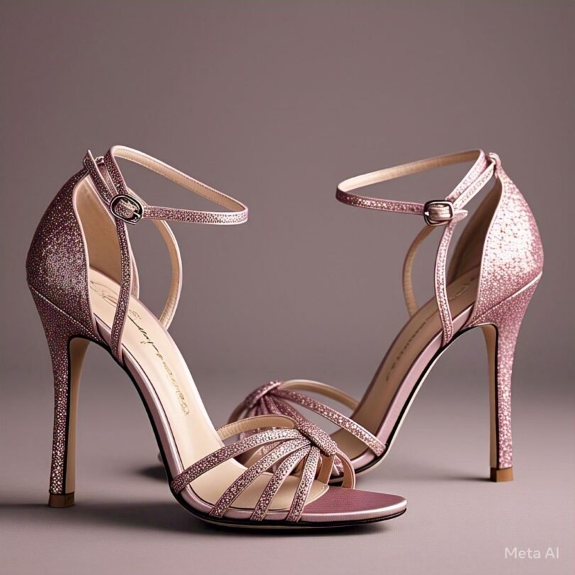 IZRA Sandal 038 (Designer Ankle Strap Heels)