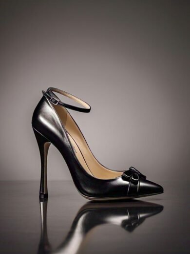 IZRA Sandal 045 (Stlish Black Ankle Strap Heels)