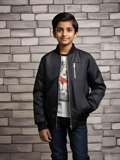 IZRA Boyswear 007 (Black jacket )