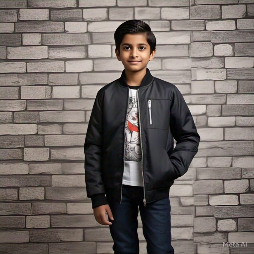 IZRA Boyswear 007 (Black jacket )