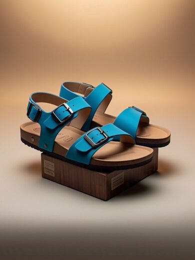 IZRA Sandal 026 (Quilted Slip-On Wedge Sandals)