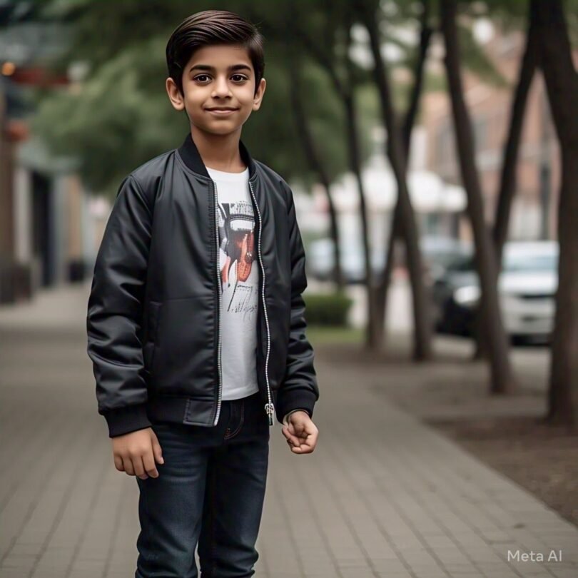 IZRA Boyswear 002 (Black jacket )