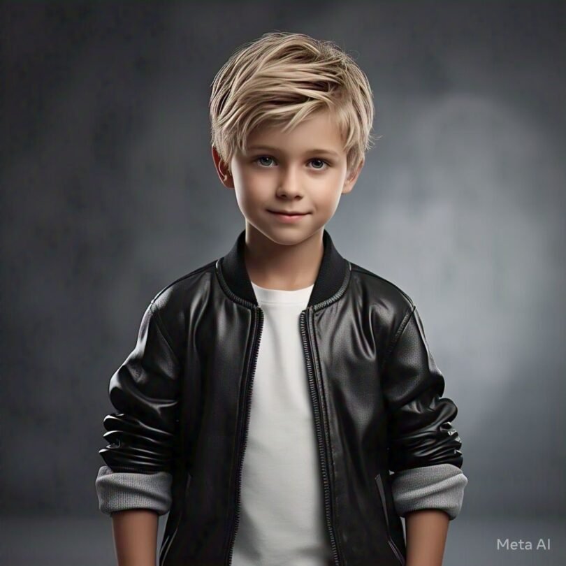 IZRA Boyswear 013 (Stylish Black Jacket)