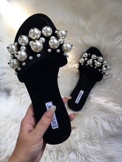IZRA Sandal 052 (Stylish Black Sandals)