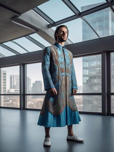 IZARA MENSWEAR-01 (Embroidery Sherwani)