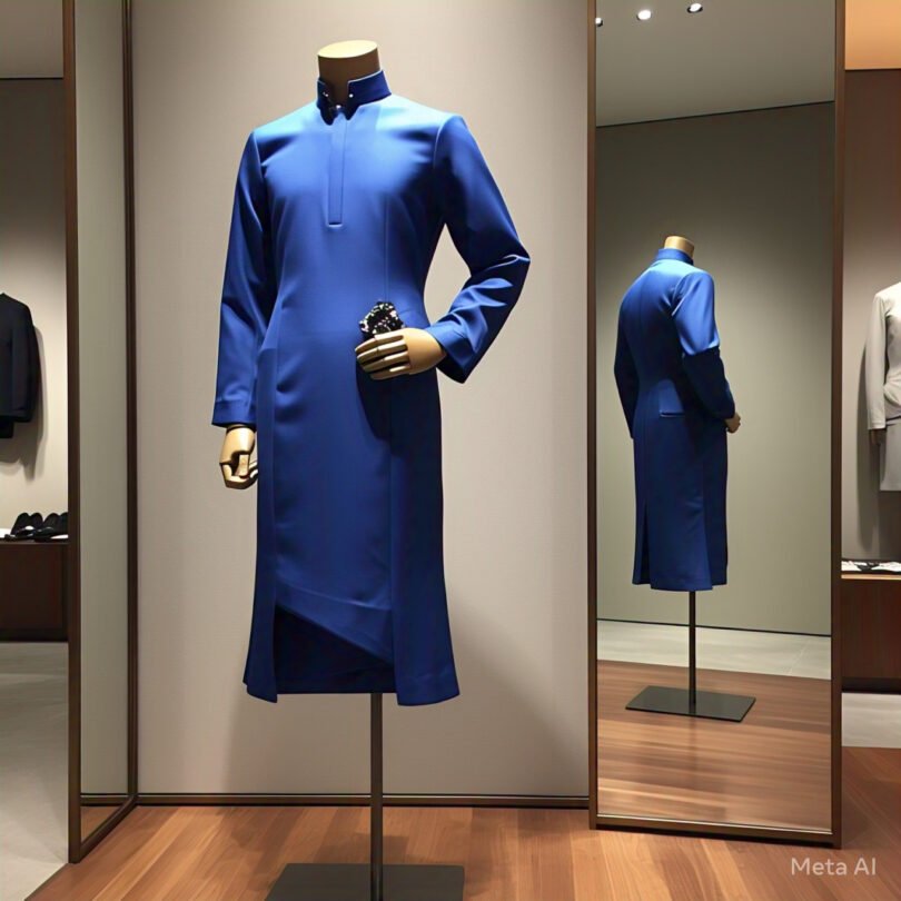 IZARA Menswear-06 (Sherwani Blue)
