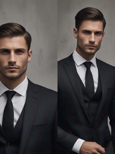 IZARA Menswear-14 (Formal Suit -Black 3pc)