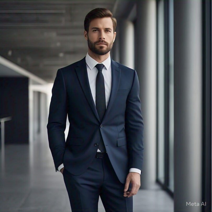 IZARA Menswear-20 (Formal Suit Blue )